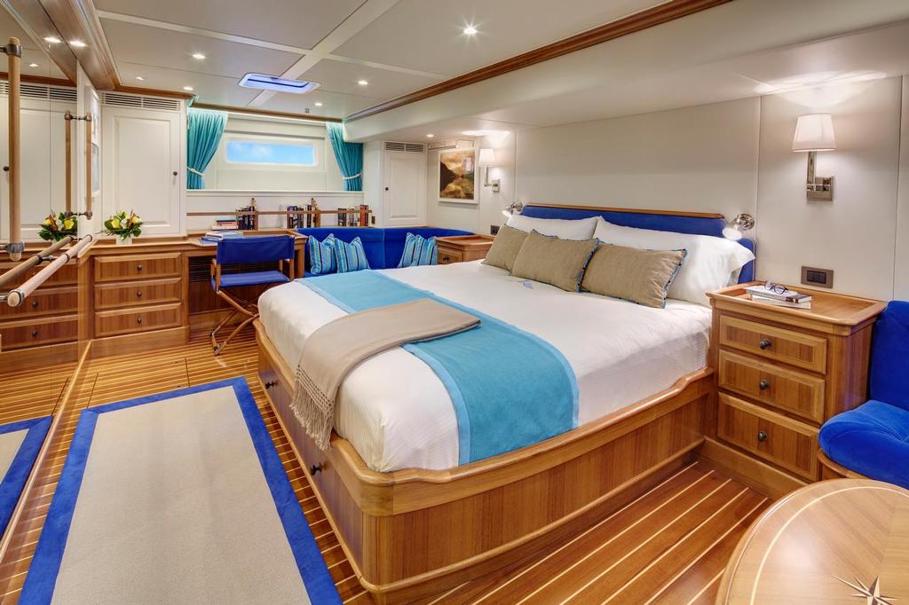 Cygnus Montanus  - master cabin in the Yachting Developments superyacht © Matt Crawford mattcrawfordphotography.com